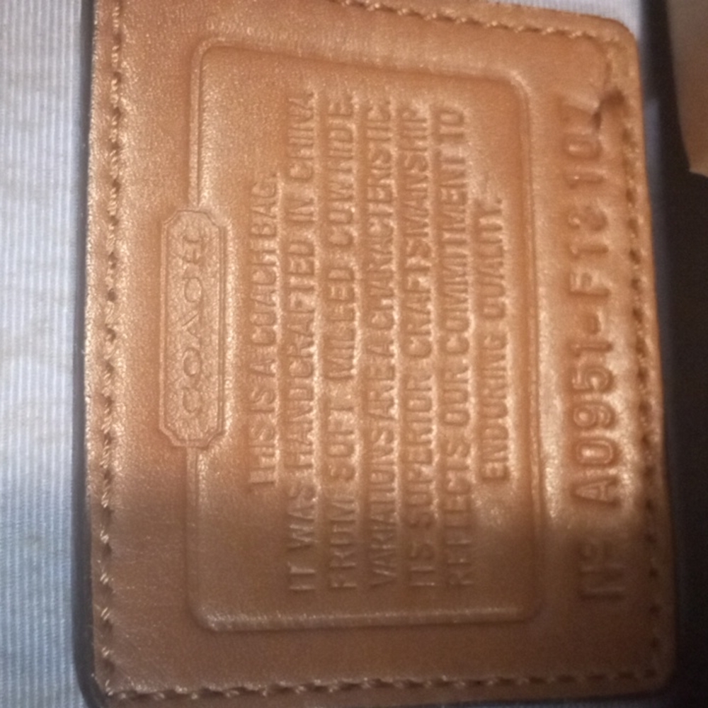 Gently worn LEATHER COACH HOBO